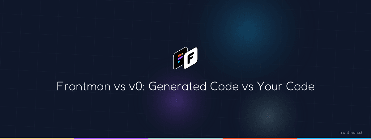 Frontman vs v0 for Existing Codebases